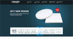 Desktop Screenshot of faner-led.com